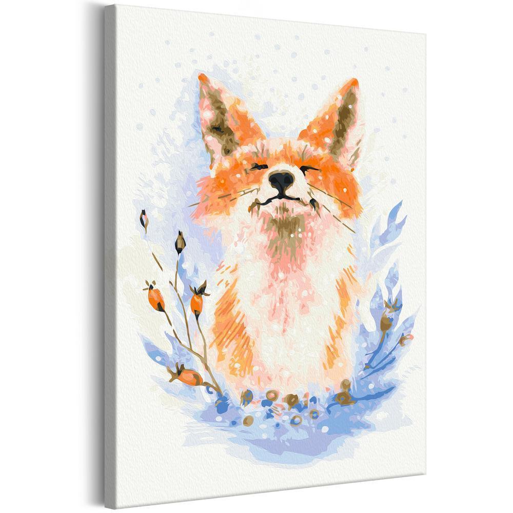 Start learning Painting - Paint By Numbers Kit - Dreamy Fox - new hobby