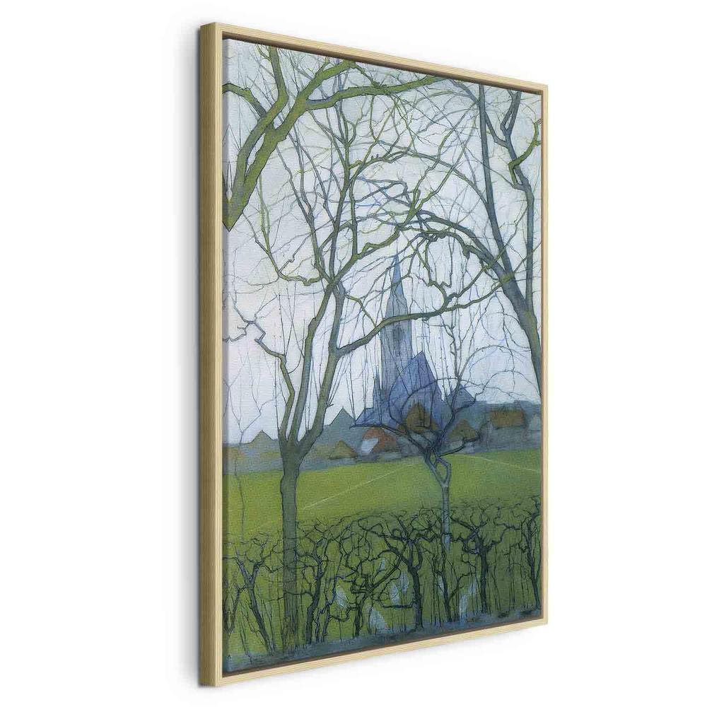 Impression sur toile - Église Saint-Jacques (Piet Mondrian)