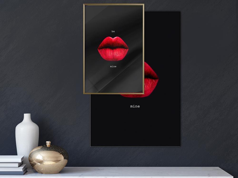 Abstract Poster Frame - Lust-artwork for wall with acrylic glass protection