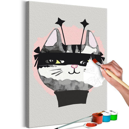 Start learning Painting - Paint By Numbers Kit - The Cat Burglar - new hobby