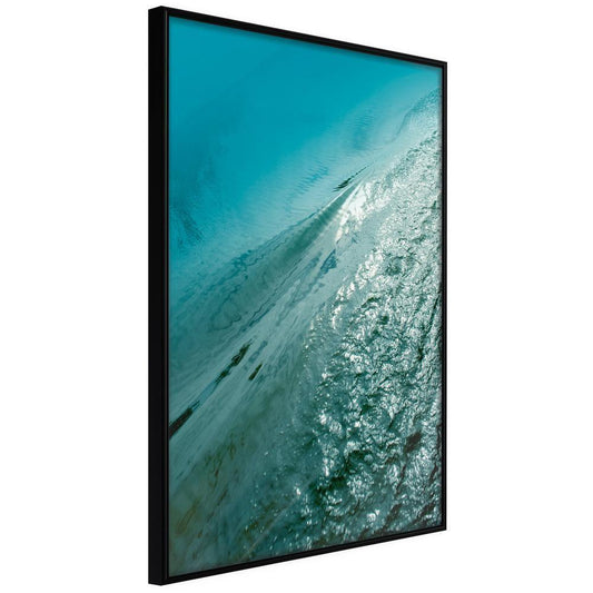 Seascape Framed Poster - Depth of the Ocean-artwork for wall with acrylic glass protection