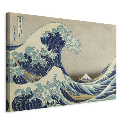 Impression sur toile - La grande vague (Hokusai Katsushika)