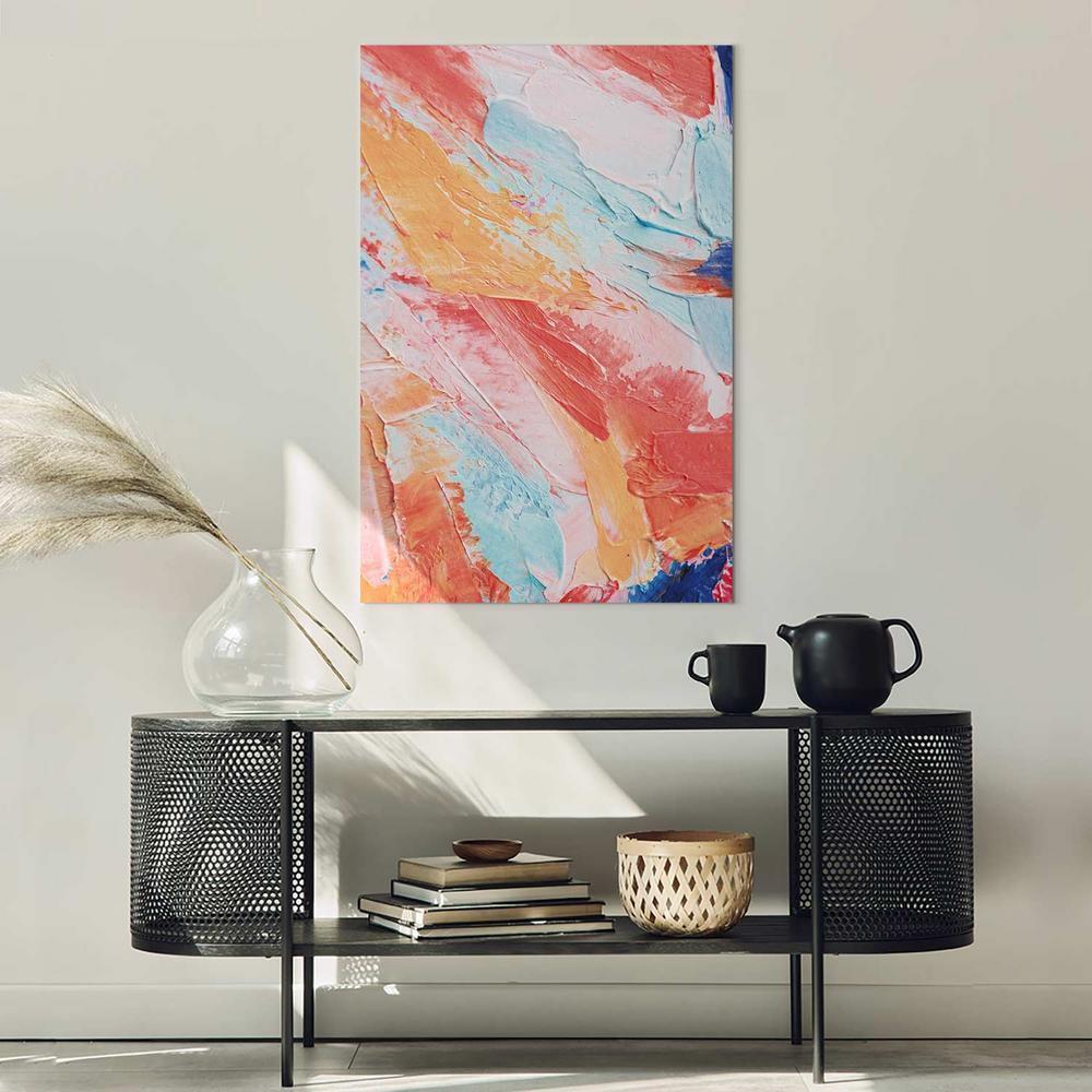 Canvas Print - Spring Shades - A Colorful Mix of Warm and Cool Tones on Canvas