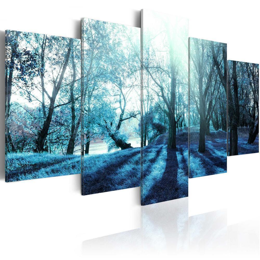 Durable Plexiglas Decorative Print - Acrylic Print - Blue Glade - ArtfulPrivacy