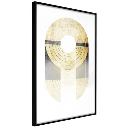 Abstract Poster Frame - Retro Records-artwork for wall with acrylic glass protection