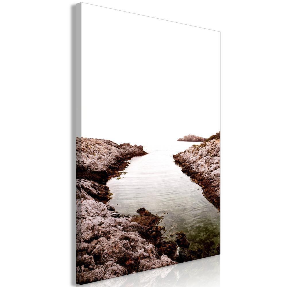 Canvas Print - Rocky Harbor (1 Part) Vertical-ArtfulPrivacy-Wall Art Collection