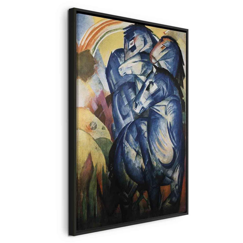 Canvas Print - The tower of blue horses (Franz Marc)