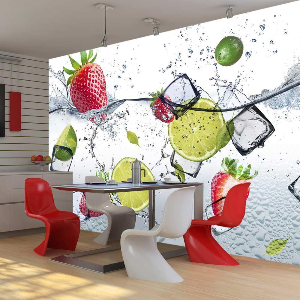Wall Mural - Fruit cocktail-Wall Murals-ArtfulPrivacy