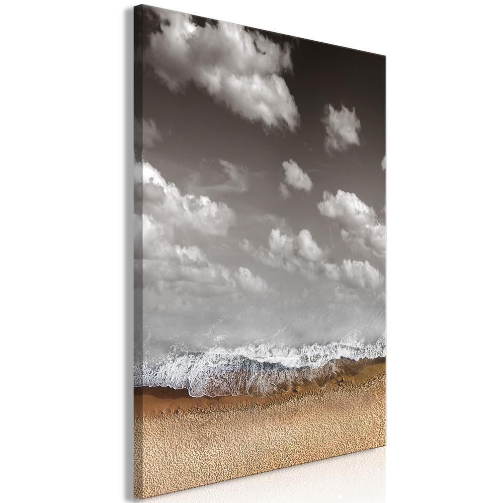 Canvas Print - Sky Wave (1 Part) Vertical-ArtfulPrivacy-Wall Art Collection