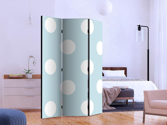 Decorative partition-Room Divider - Blue Sweetness-Folding Screen Wall Panel by ArtfulPrivacy