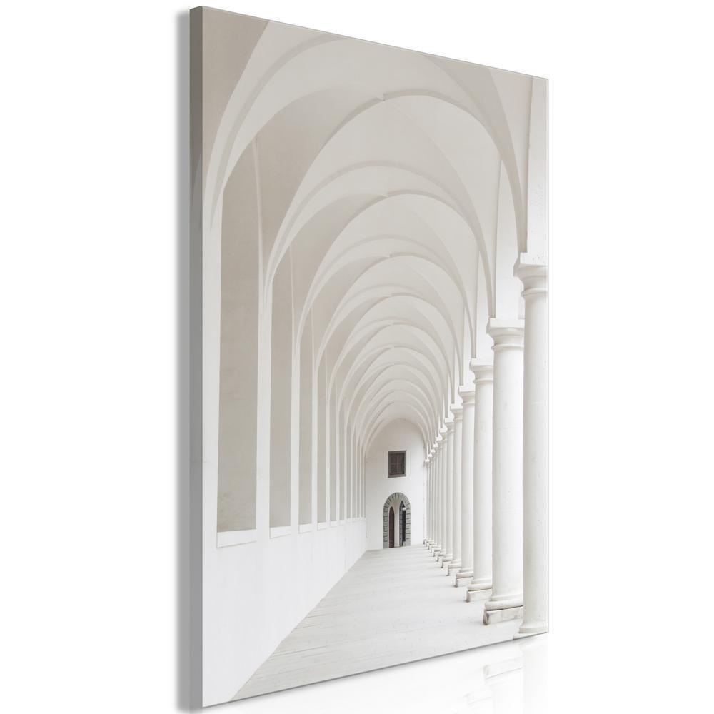 Canvas Print - Colonnade (1 Part) Vertical-ArtfulPrivacy-Wall Art Collection