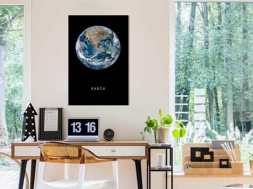 Canvas Print - Earth (1 Part) Vertical-ArtfulPrivacy-Wall Art Collection