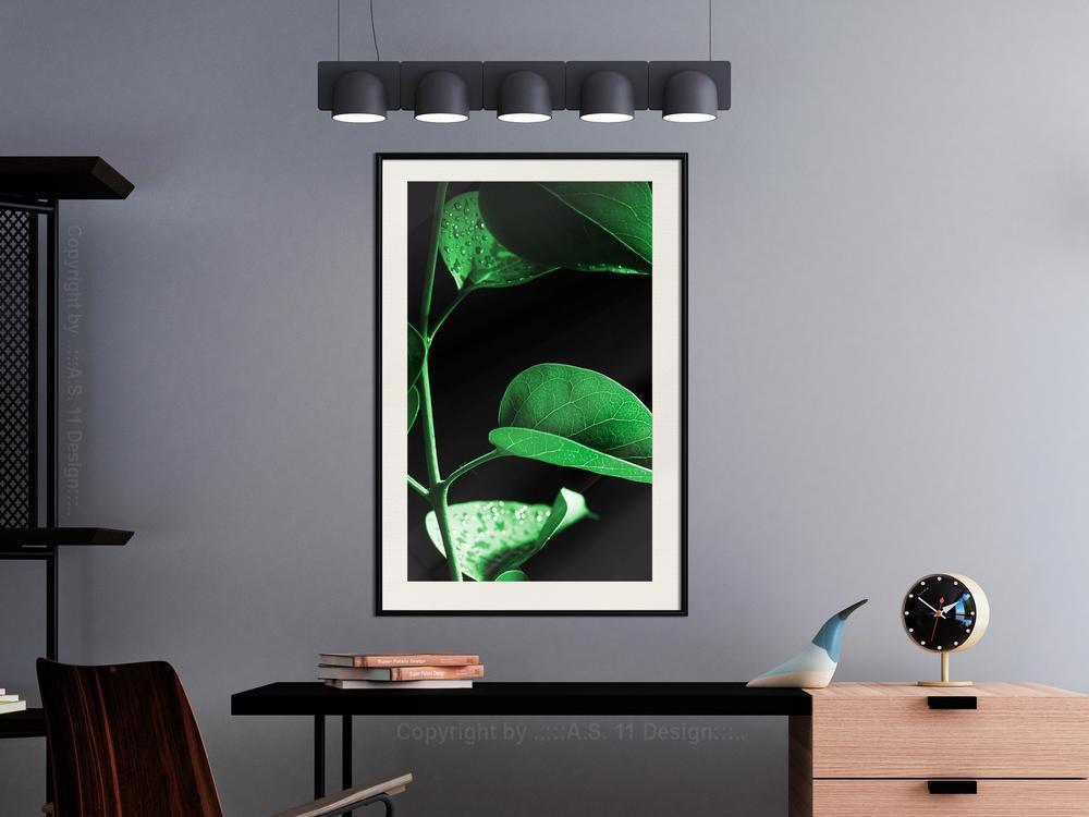 Botanical Wall Art - Calm After the Storm-artwork for wall with acrylic glass protection