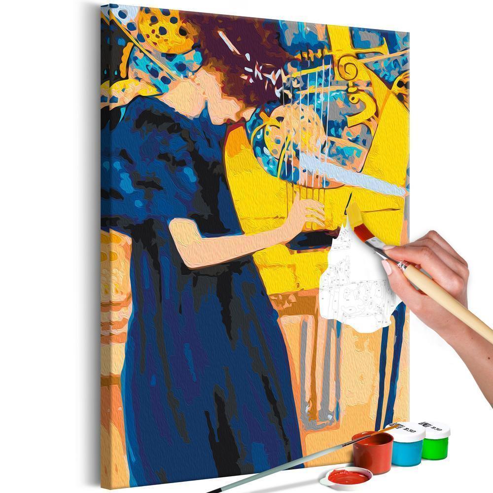 Start learning Painting - Paint By Numbers Kit - Gustav Klimt: Music - new hobby