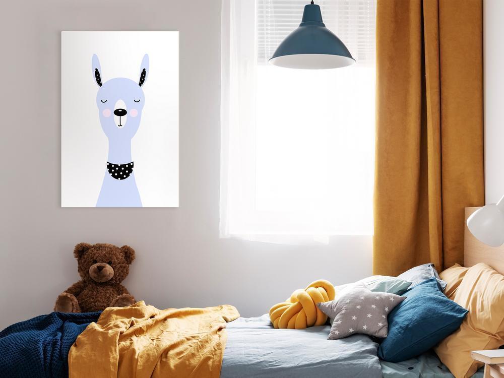 Canvas Print - Lovely Llama (1 Part) Vertical-ArtfulPrivacy-Wall Art Collection