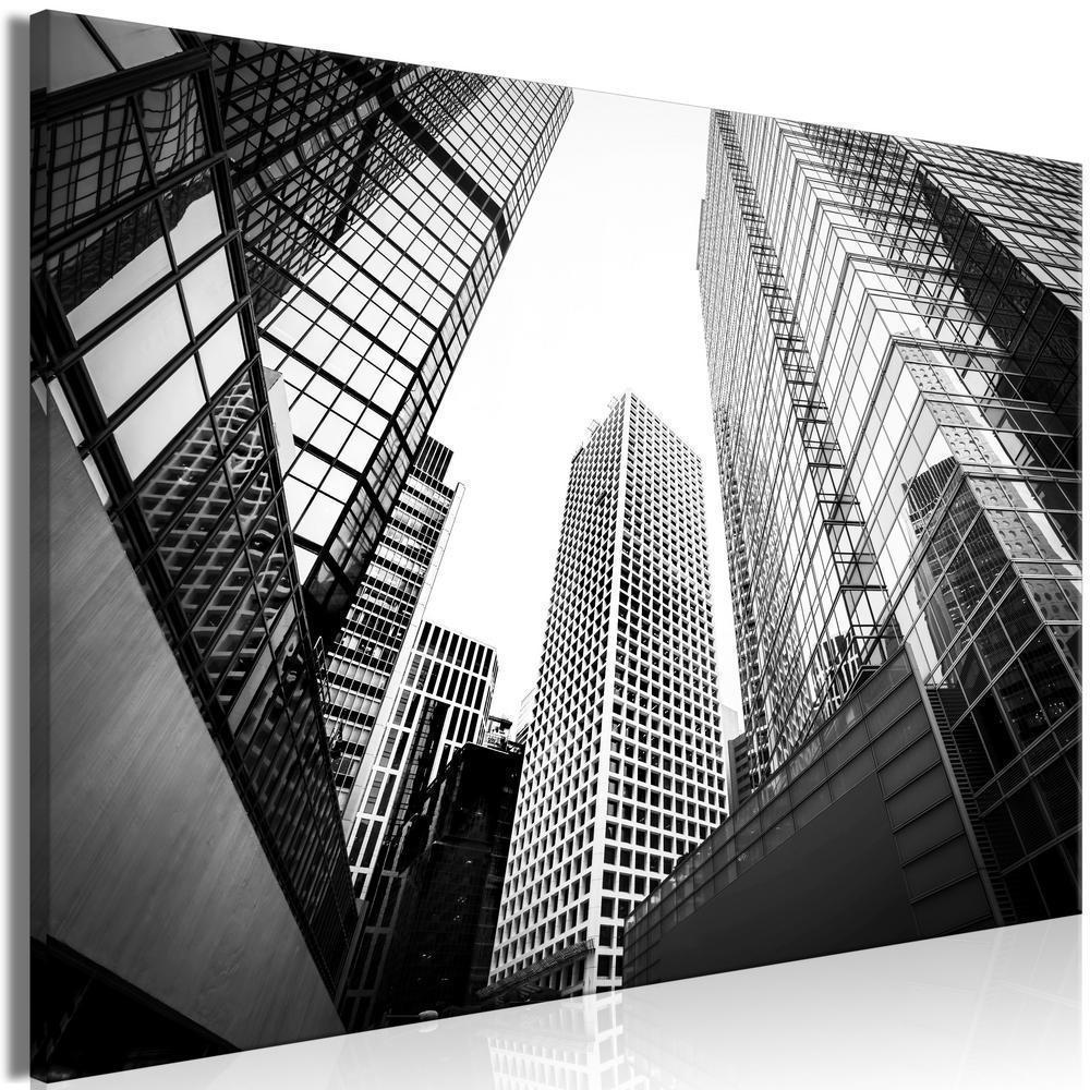 Canvas Print - In a Big City (1 Part) Wide - Second Variant-ArtfulPrivacy-Wall Art Collection