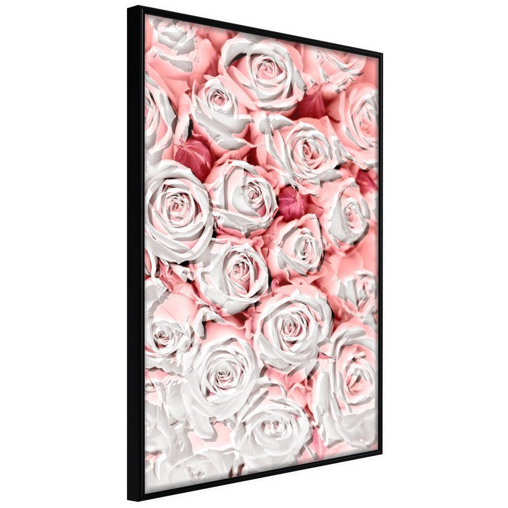 Botanical Wall Art - Purity-artwork for wall with acrylic glass protection