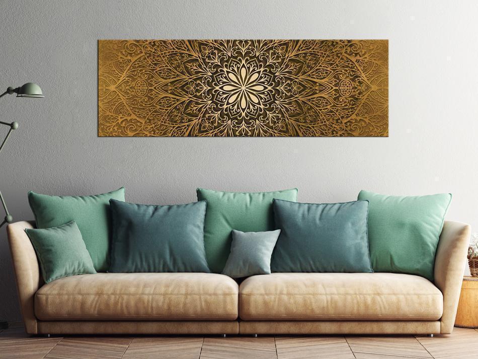 Canvas Print - Golden Finesse-ArtfulPrivacy-Wall Art Collection