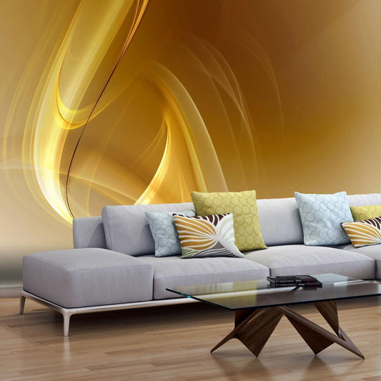 Wall Mural - Gold fractal background-Wall Murals-ArtfulPrivacy