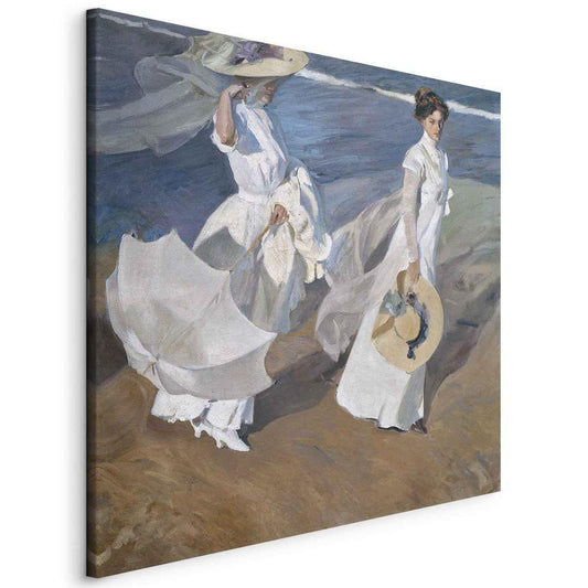 Canvas Print - Strolling along the Seashore (Joaquín Sorolla y Bastida)