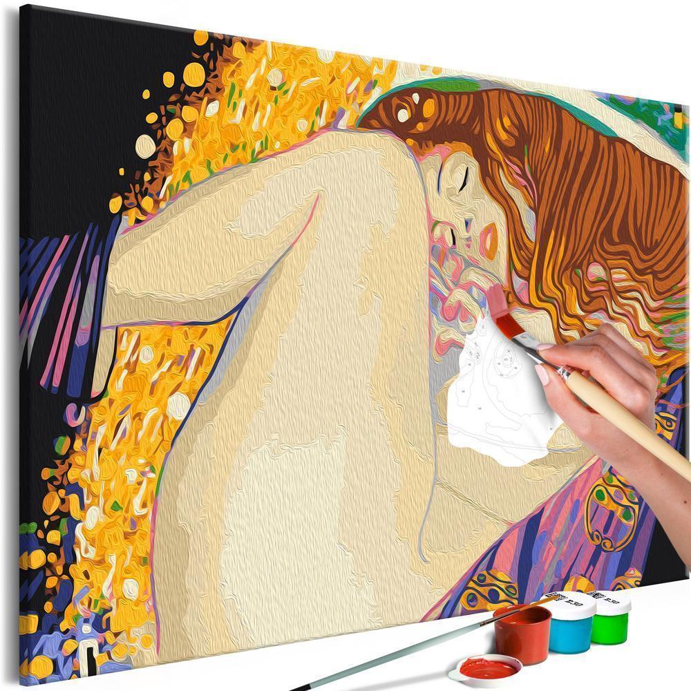 Start learning Painting - Paint By Numbers Kit - Gustav Klimt: Danae - new hobby