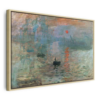 Canvas Print - Impression, Sunrise - Claude Monet’s Painted Landscape of the Port