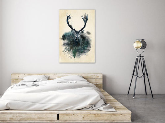 Canvas Print - Forest Ghost (1 Part) Vertical-ArtfulPrivacy-Wall Art Collection