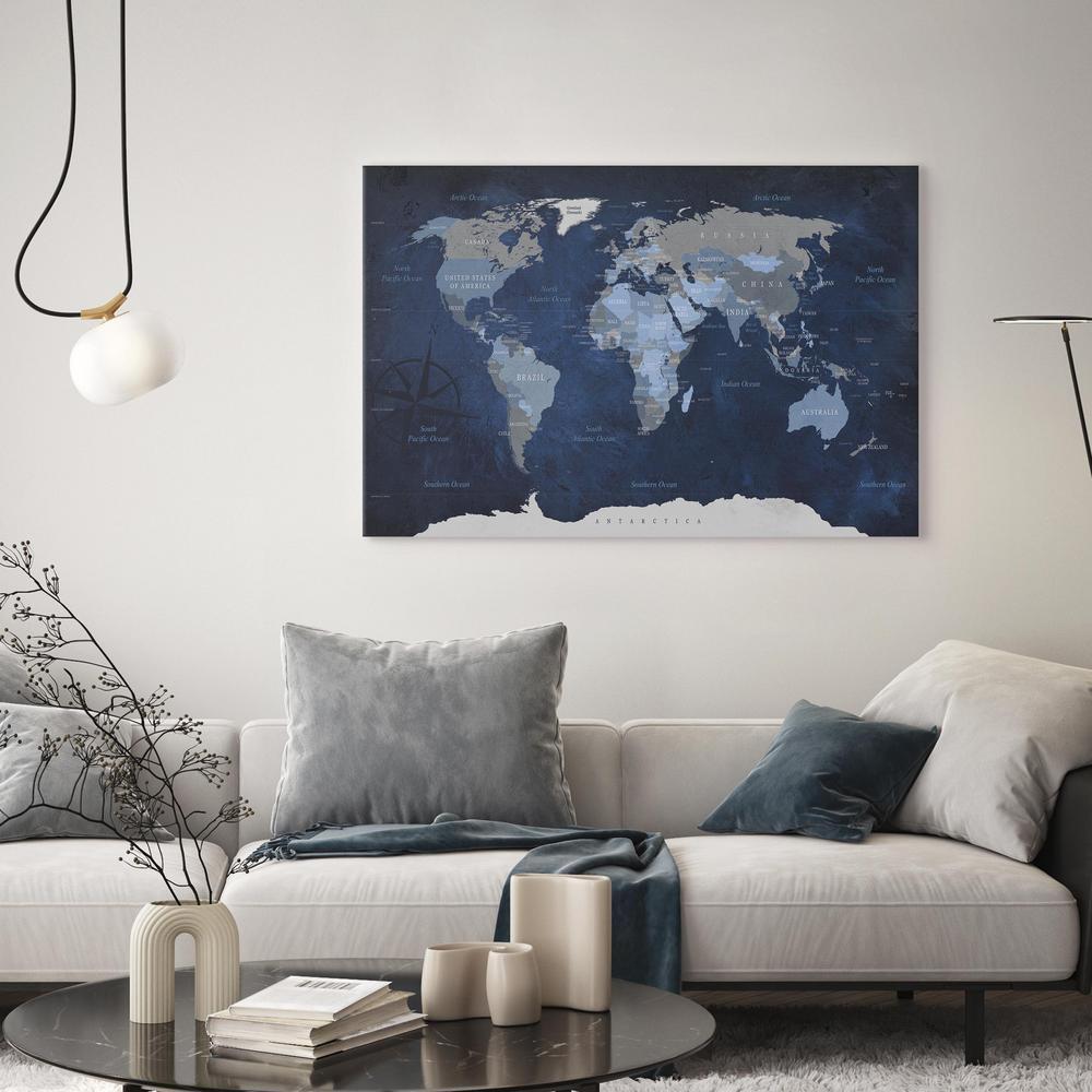 Canvas Print - Dark Blue World