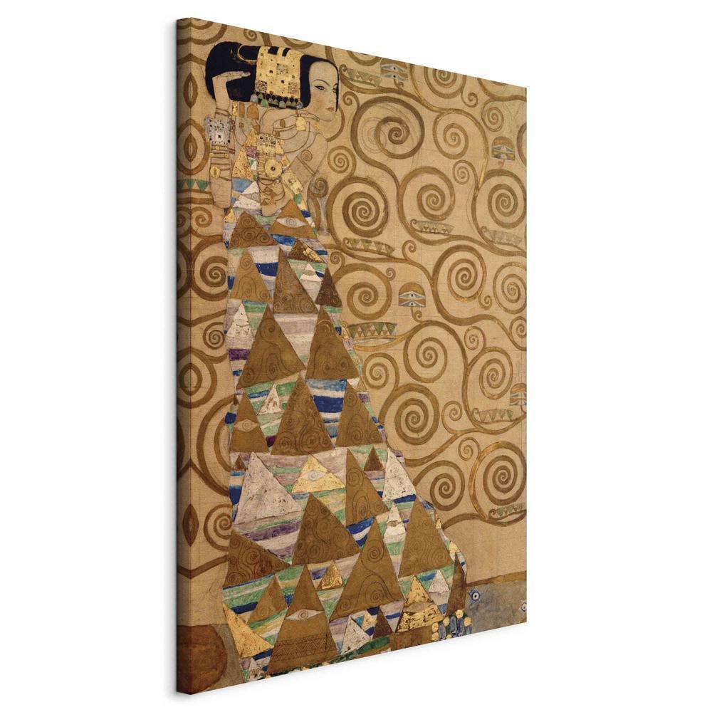 Canvas Print - Expectation (Gustav Klimt)