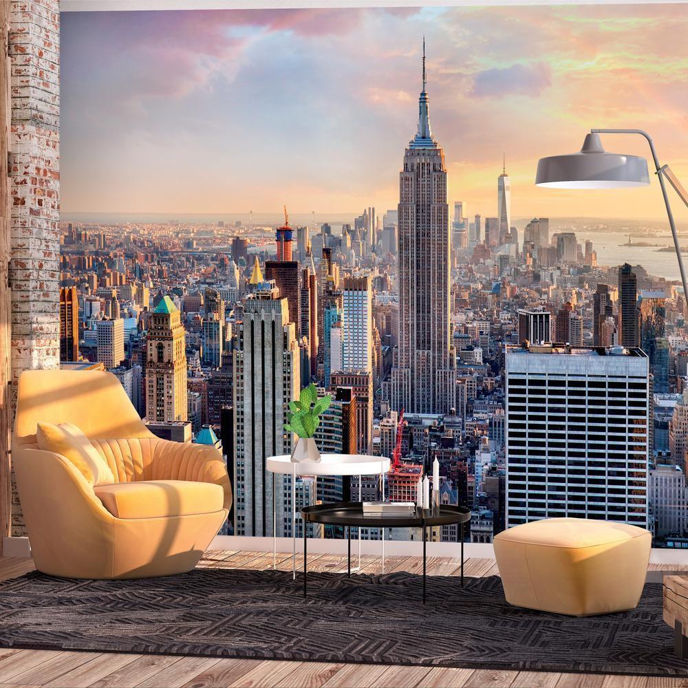 Wall Mural - Sunny Metropolis-Wall Murals-ArtfulPrivacy