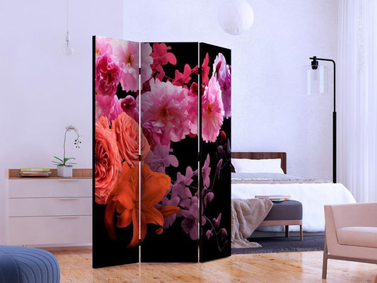 Decorative partition-Room Divider - Spring Cocktail-Folding Screen Wall Panel by ArtfulPrivacy