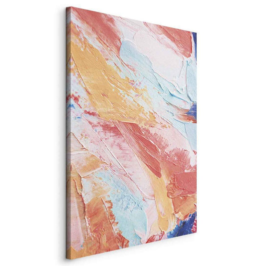 Canvas Print - Spring Shades - A Colorful Mix of Warm and Cool Tones on Canvas