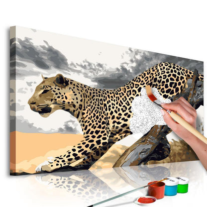 Start learning Painting - Paint By Numbers Kit - Cheetah - new hobby