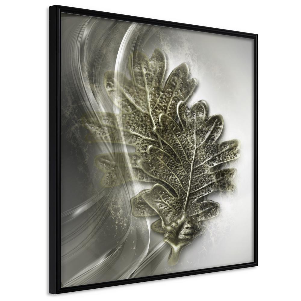 Botanical Wall Art - Leaves of the Tree of Wisdom-artwork for wall with acrylic glass protection