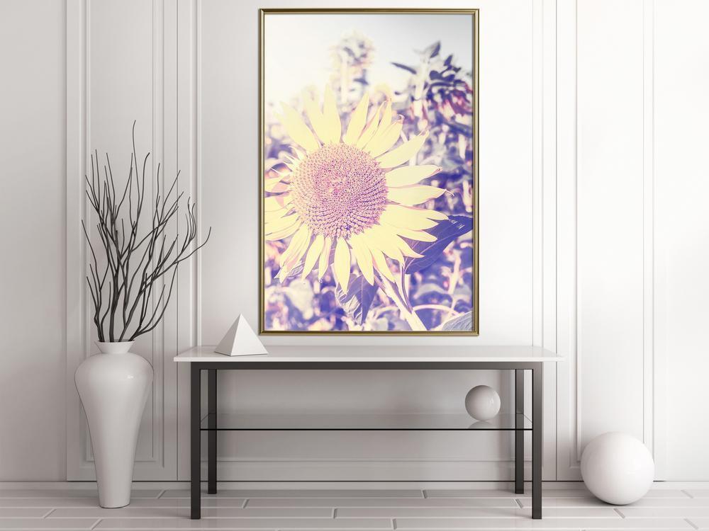 Botanical Wall Art - Facing the Sun-artwork for wall with acrylic glass protection