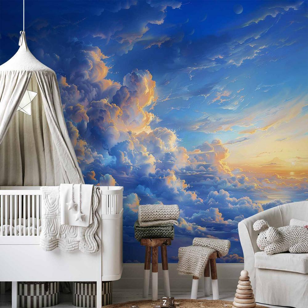 Wall Mural - When the Sky Becomes a Canvas: Artistic Creation of Nature in the Clouds