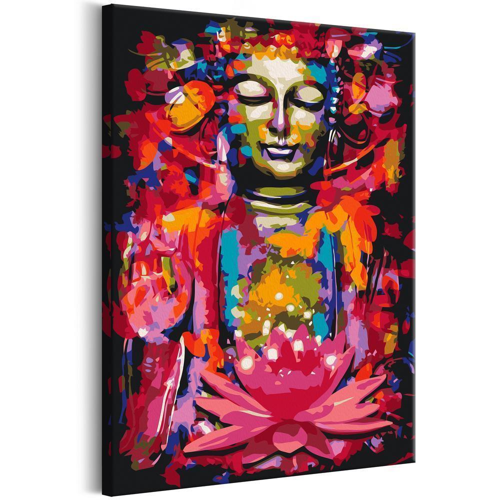 Start learning Painting - Paint By Numbers Kit - Feng Shui Buddha - new hobby