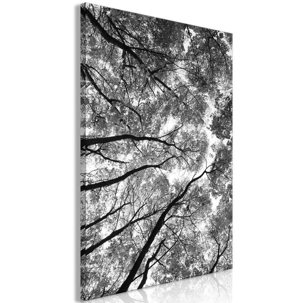 Canvas Print - High Trees (1 Part) Vertical-ArtfulPrivacy-Wall Art Collection