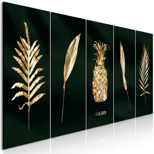 Canvas Print - Exotic Elements (5 Parts) Wide-ArtfulPrivacy-Wall Art Collection