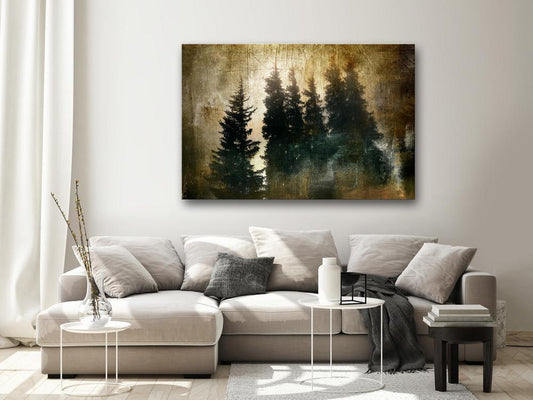 Canvas Print - Stately Spruces (1 Part) Wide-ArtfulPrivacy-Wall Art Collection