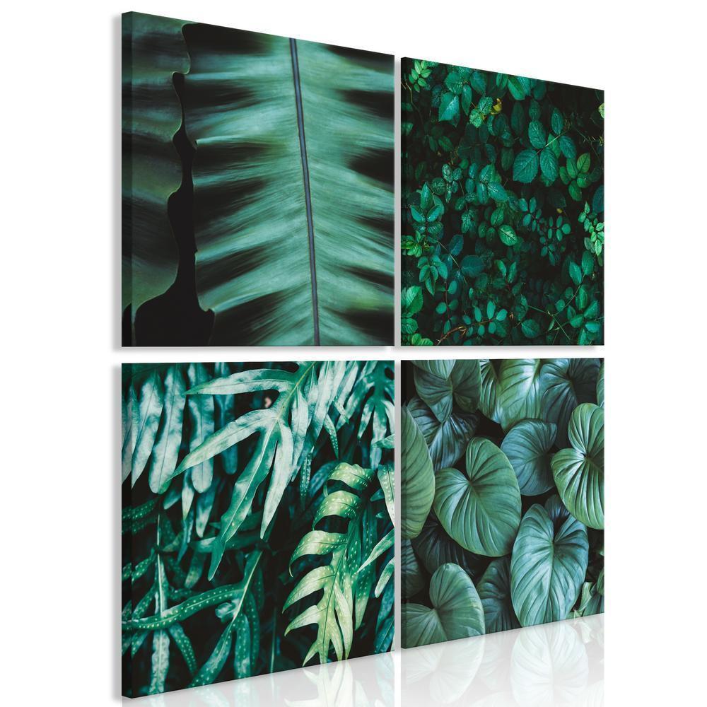 Canvas Print - Botanical Depth (4 Parts)