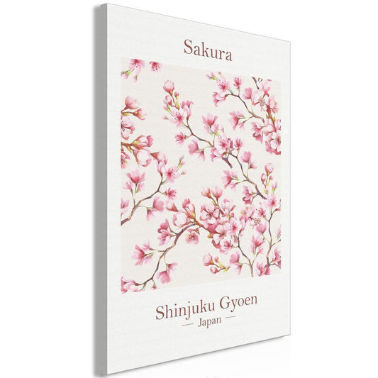 Canvas Print - Sakura (1 Part) Vertical