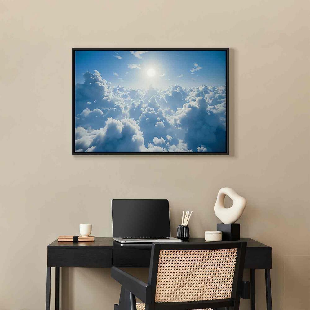 Canvas Print - Heavenly Calm: Warm Rays of the Sun