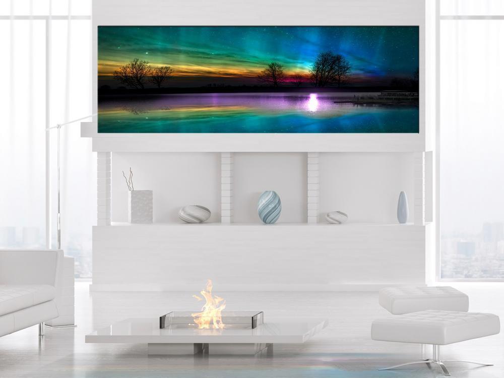 Canvas Print - Rainbow Aurora (1 Part) Narrow-ArtfulPrivacy-Wall Art Collection