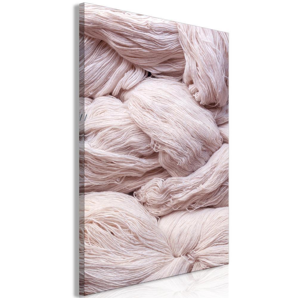 Canvas Print - Woolen Fantasy (1 Part) Vertical-ArtfulPrivacy-Wall Art Collection