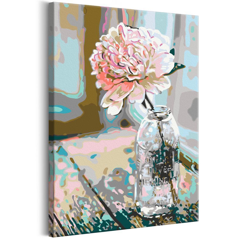 Start learning Painting - Paint By Numbers Kit - Peony by the Window - new hobby