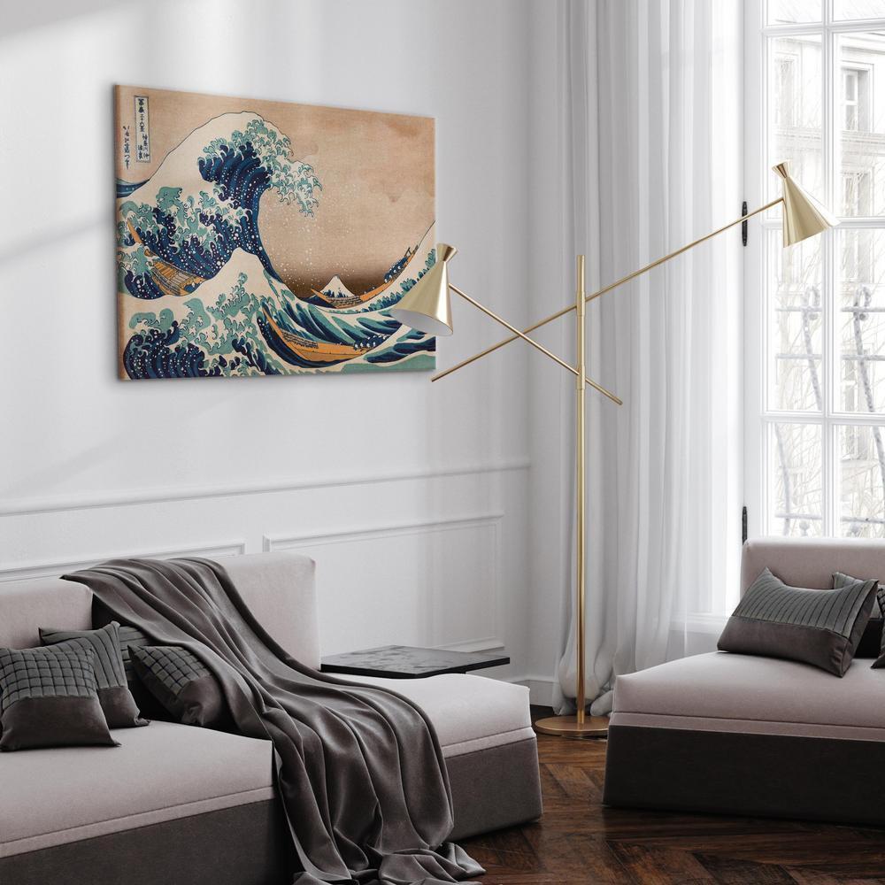 Canvas Print - The Great Wave off Kanagawa (Reproduction)-ArtfulPrivacy-Wall Art Collection