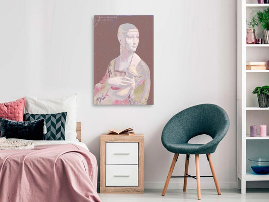 Canvas Print - Pastel Lady (1 Part) Vertical-ArtfulPrivacy-Wall Art Collection