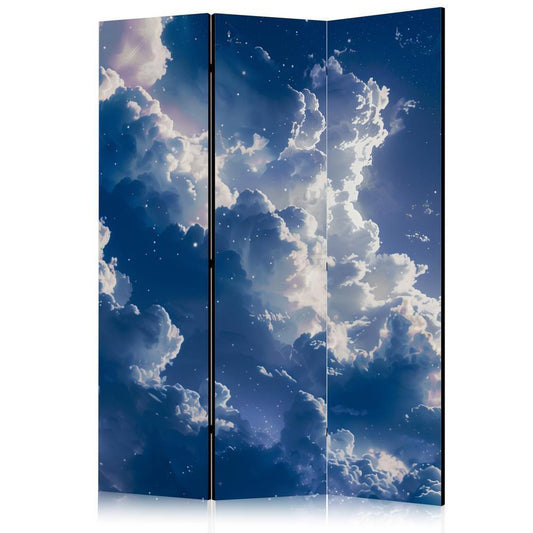 Room Divider - Starry Clouds and Gentle Light Over a Corner of the Sky