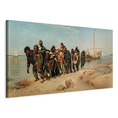 Canvas Print - Barge Haulers on the Volga-ArtfulPrivacy-Wall Art Collection